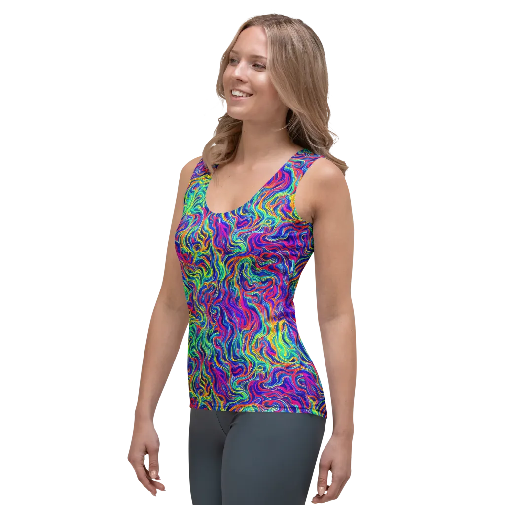 Colourstorm on Women's Tank Top — Left Front