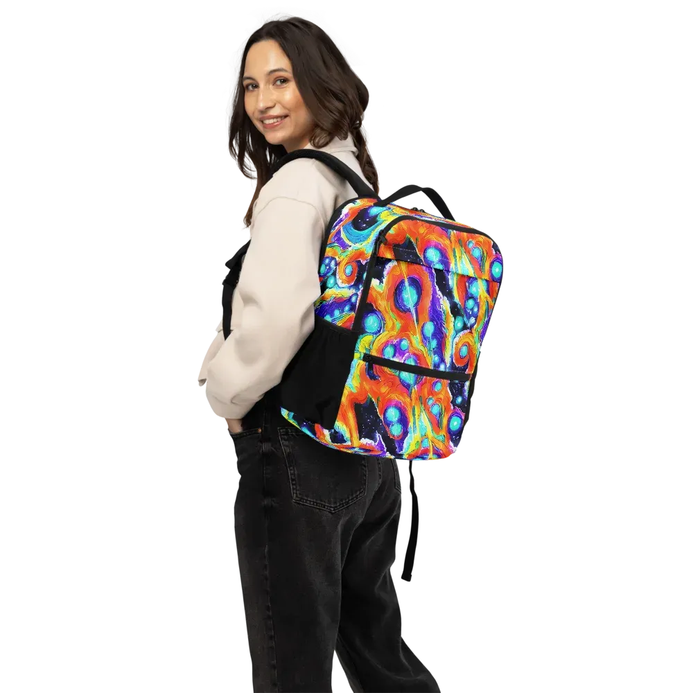 Astral Lava on Utility Backpack — Back