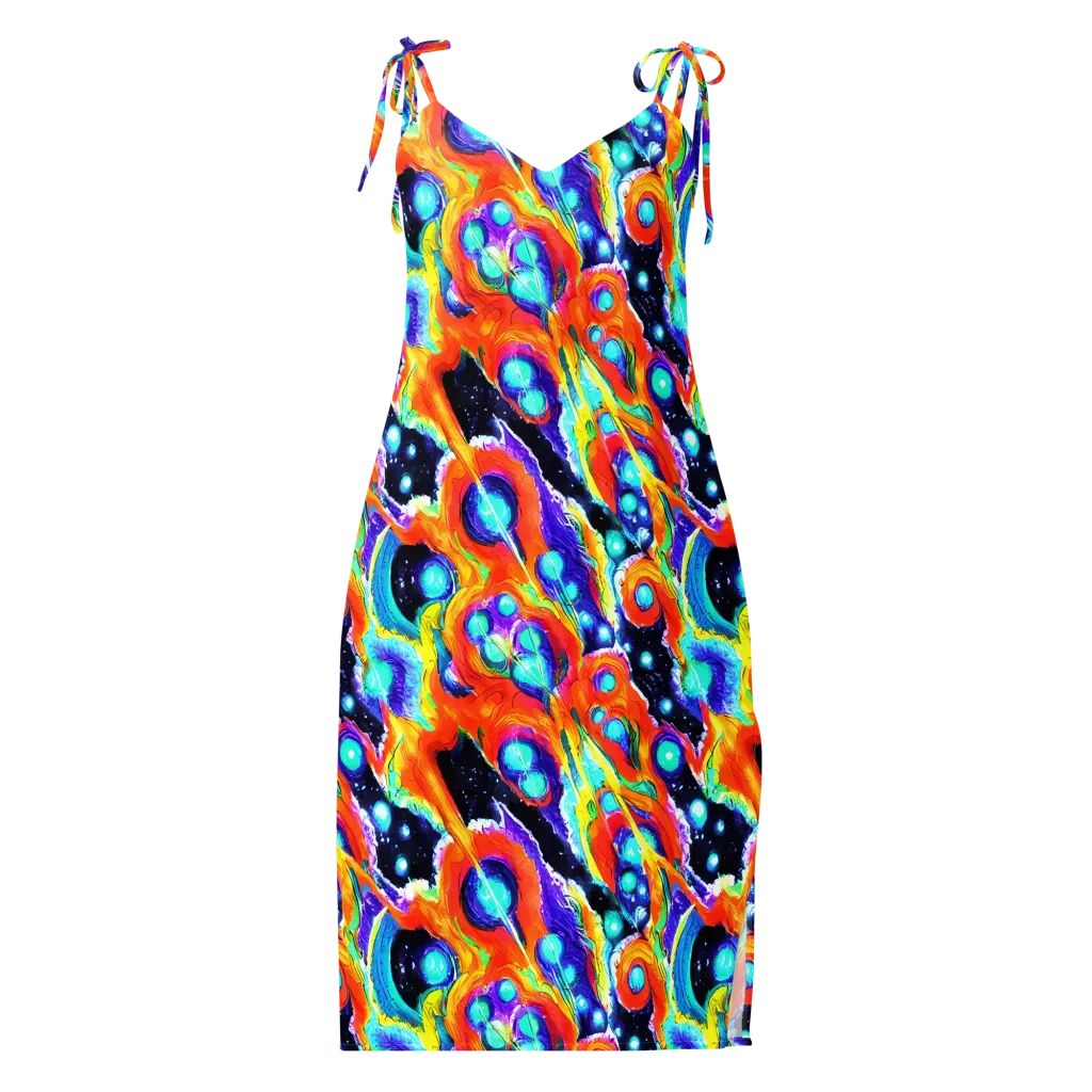 Astral Lava on Slip Dress — Front