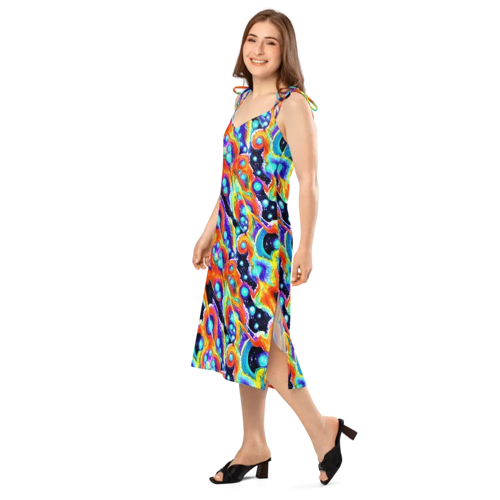 Astral Lava on Slip Dress — Left Front