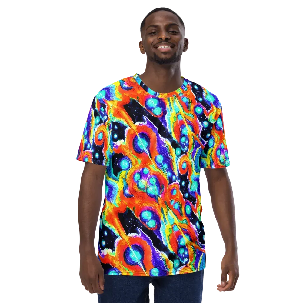 Astral Lava on Men's Crew Neck T-Shirt — Front