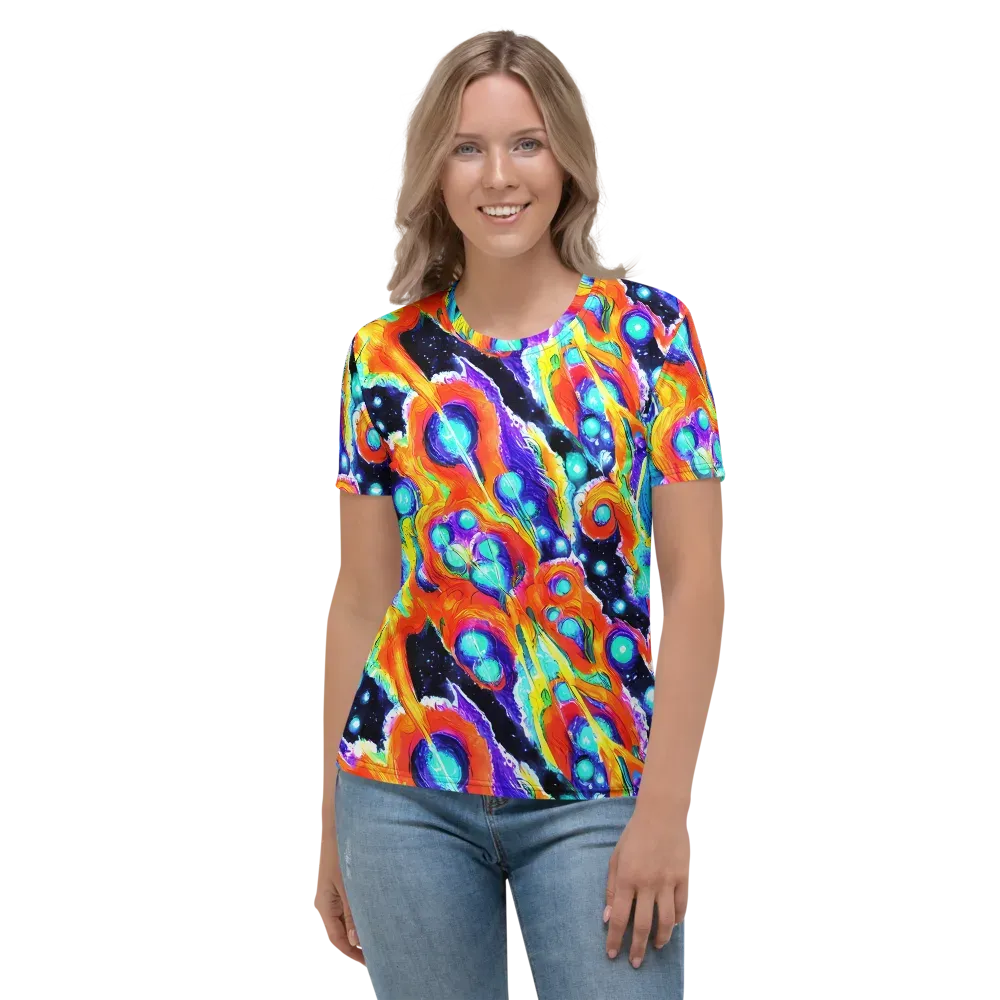 Astral Lava on Women's Crew Neck T-Shirt — Front