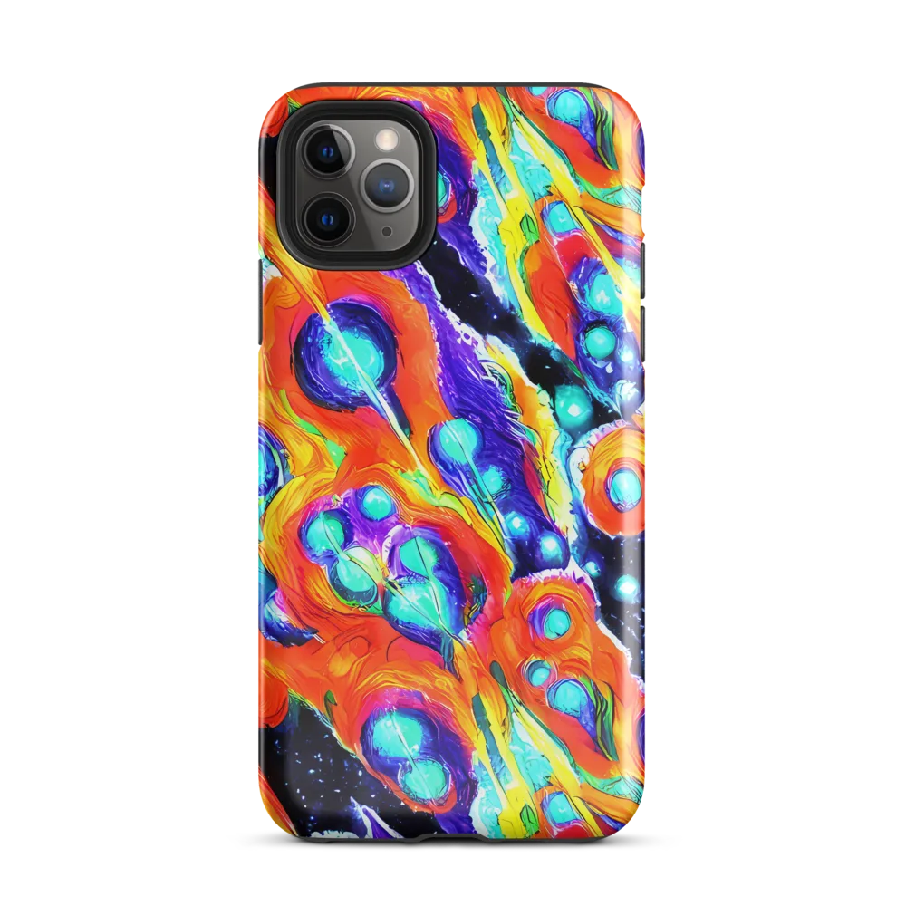 Astral Lava on Tough Case for iPhone® — Front