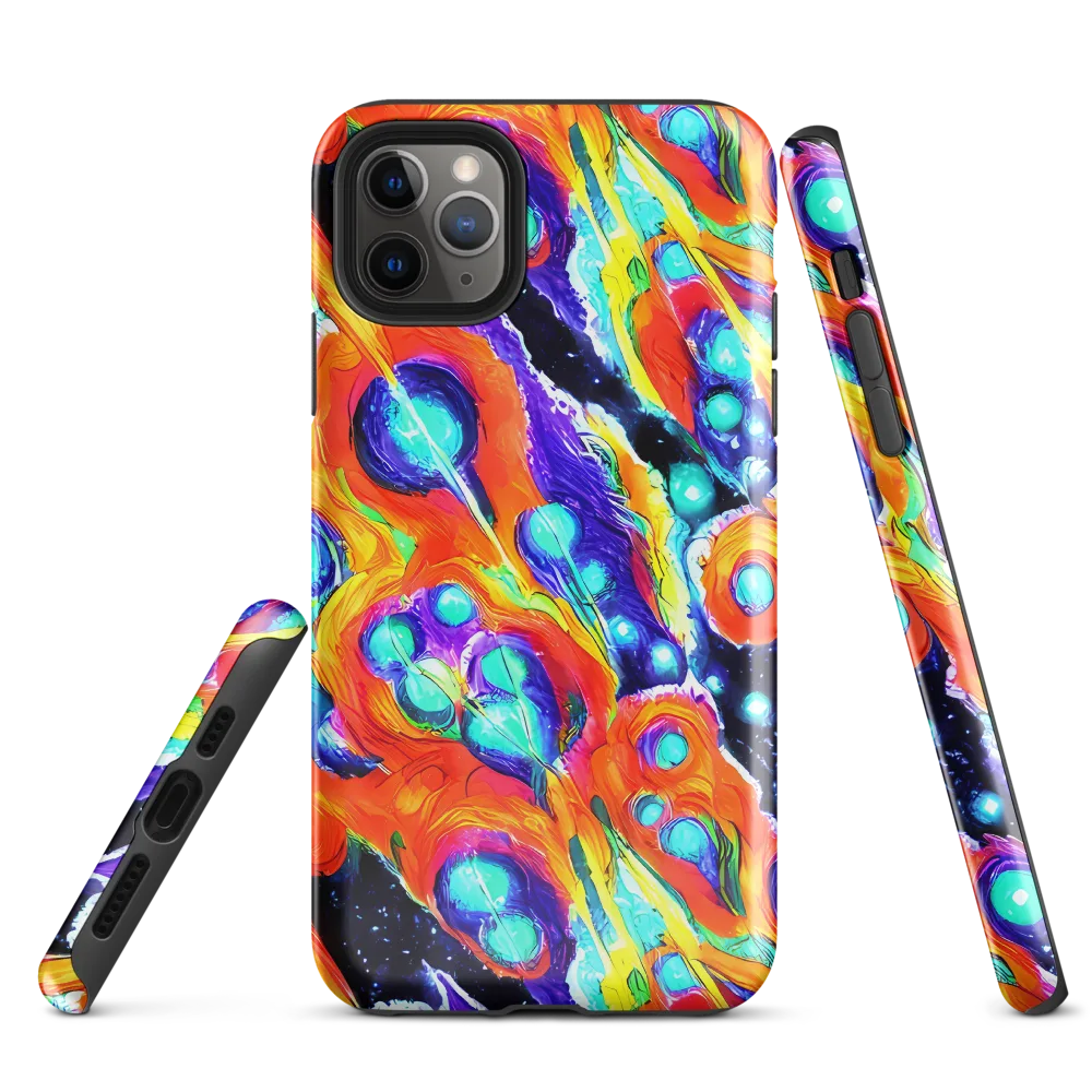 Astral Lava on Tough Case for iPhone® — Front