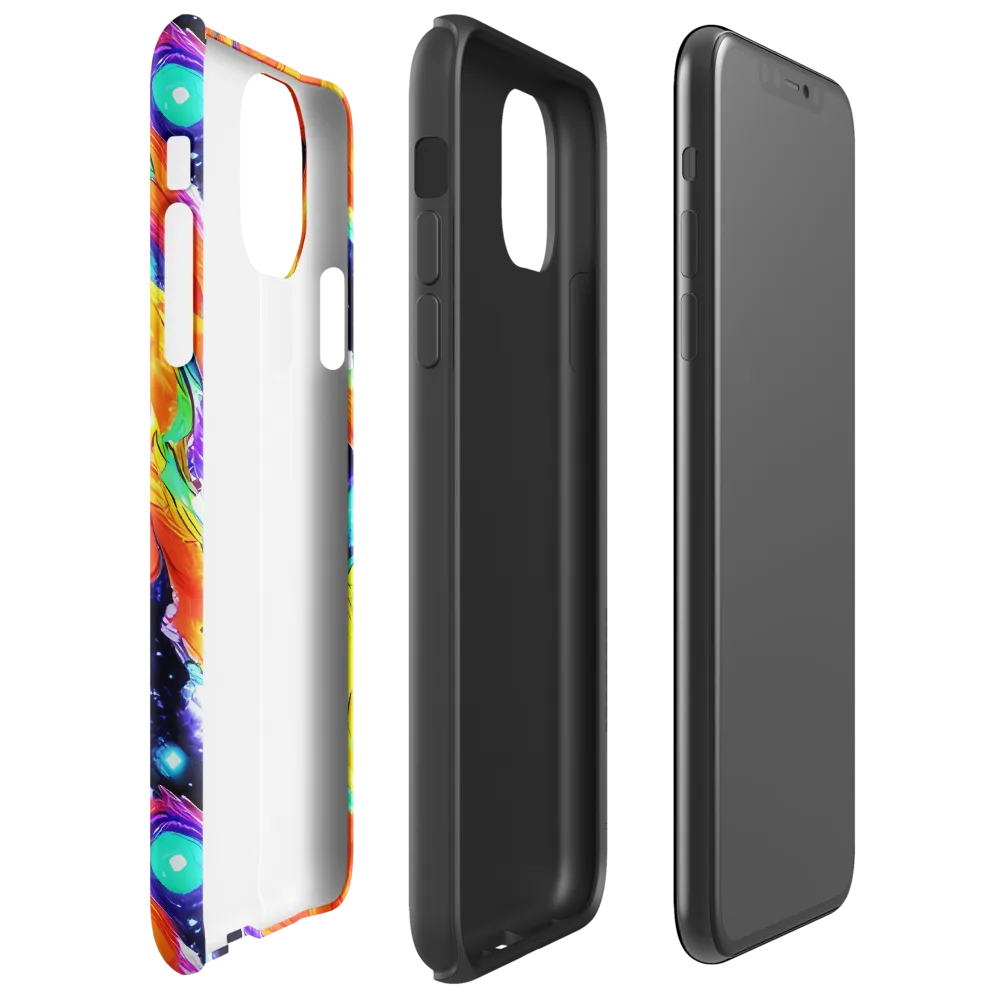 Astral Lava on Tough Case for iPhone® — Right