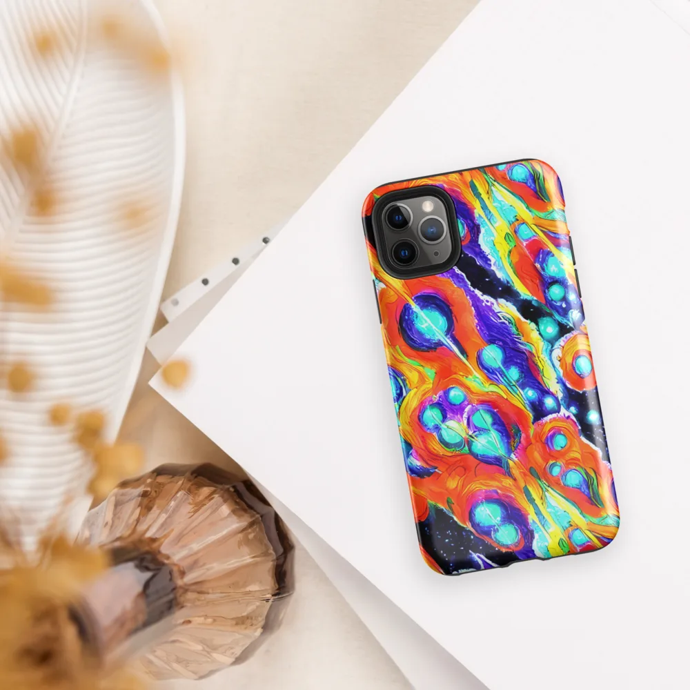 Astral Lava on Tough Case for iPhone® — Front