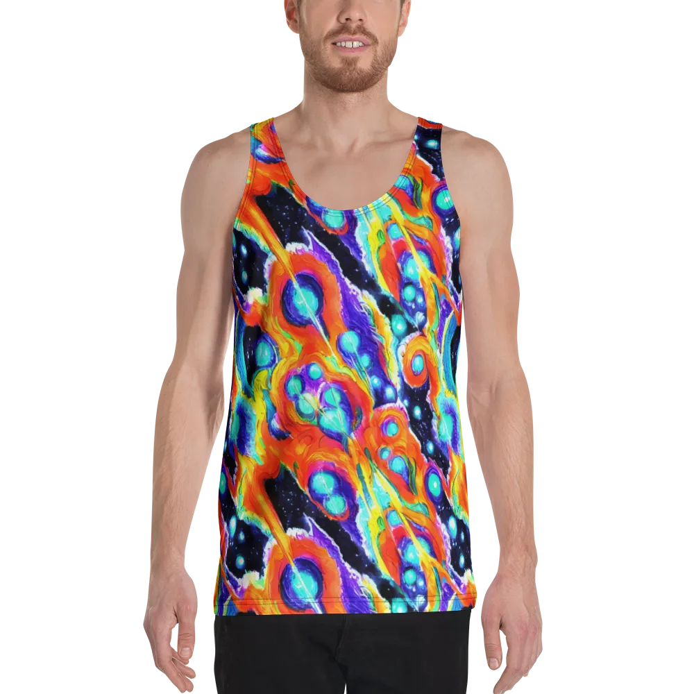 Astral Lava on Men's Tank Top — Front