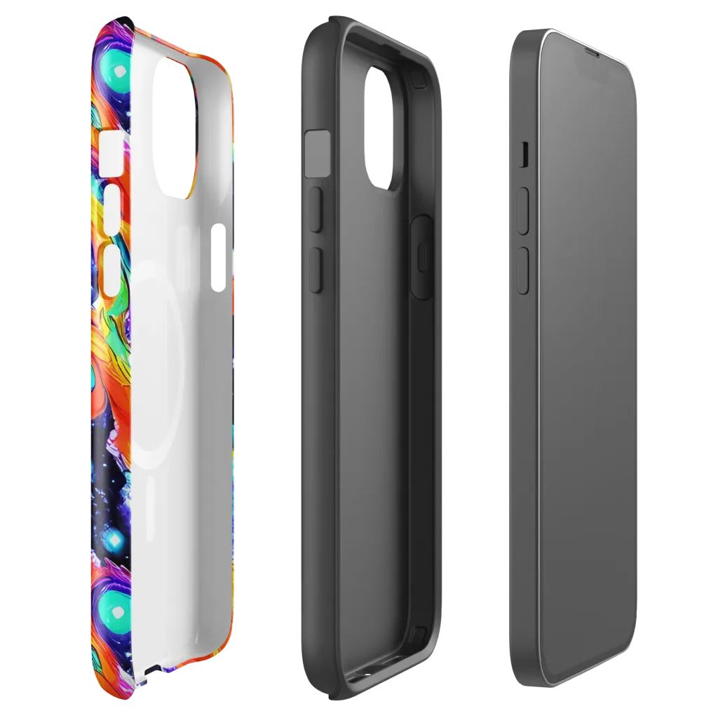 Astral Lava on MagSafe Tough Case for iPhone® — Front