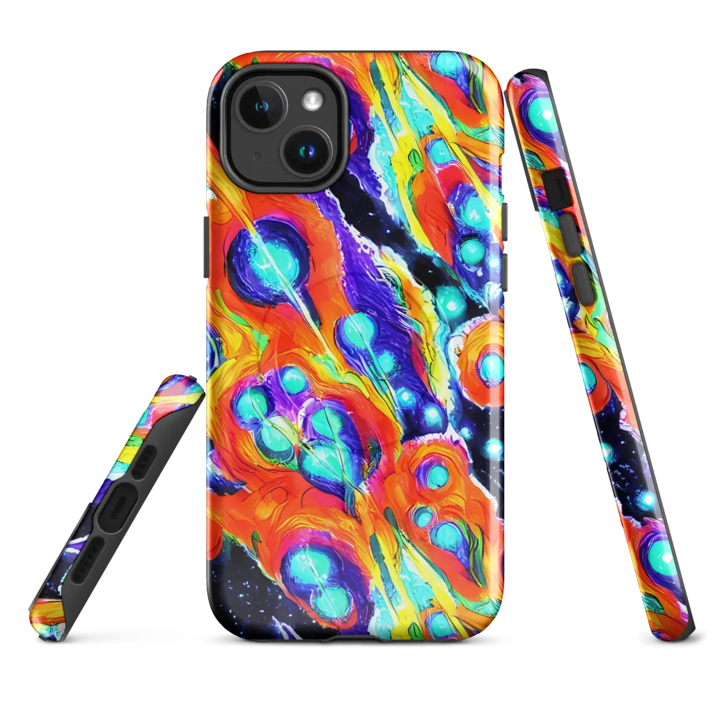 Astral Lava on MagSafe Tough Case for iPhone® — Front