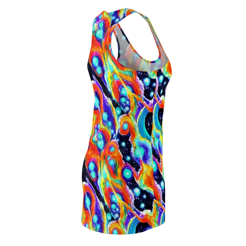 Astral Lava on Racerback Dress — Back Side