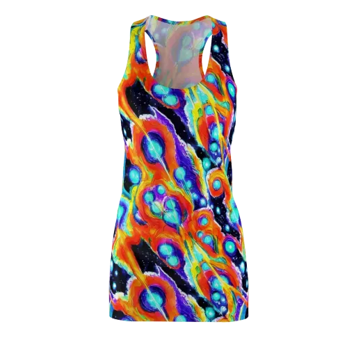 Astral Lava on a Racerback Dress