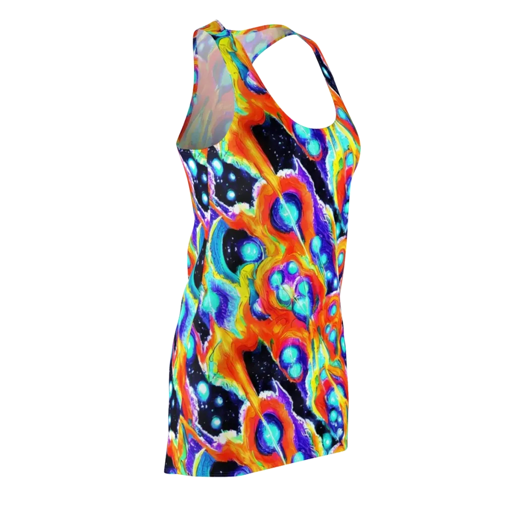 Astral Lava on Racerback Dress — Front Side