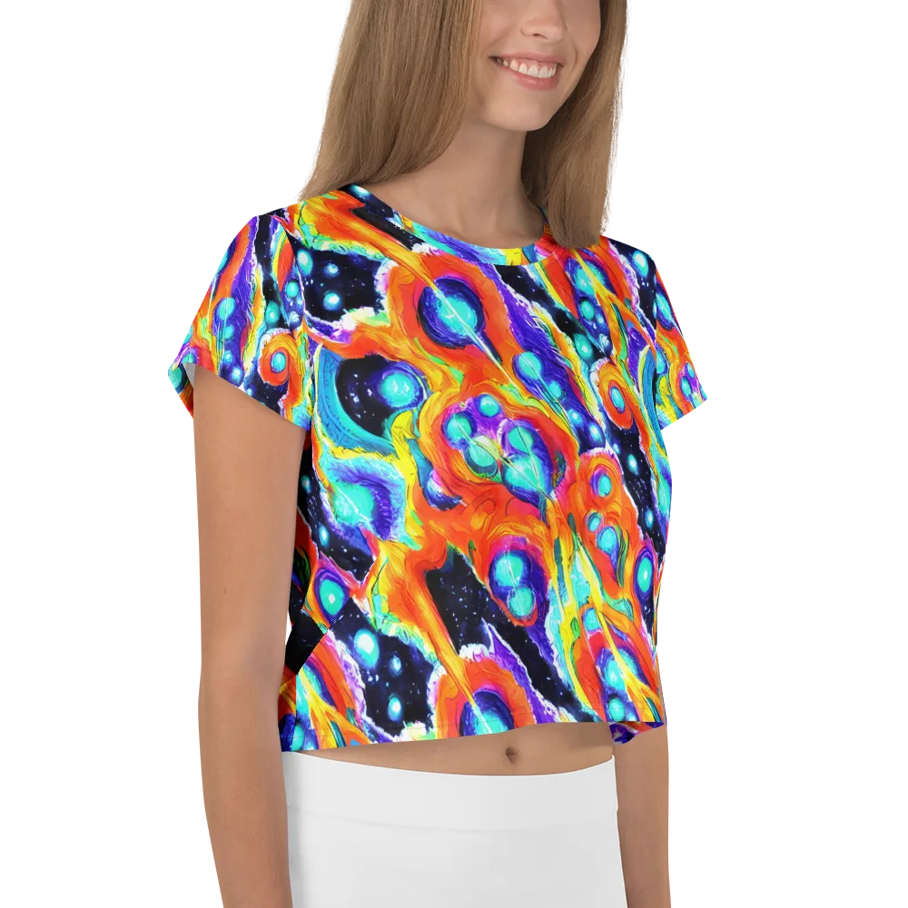 Astral Lava on Crop Tee — Right