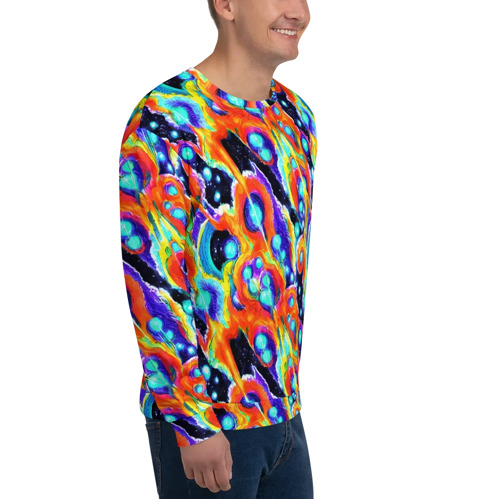 Astral Lava on Sweatshirt — Right Front