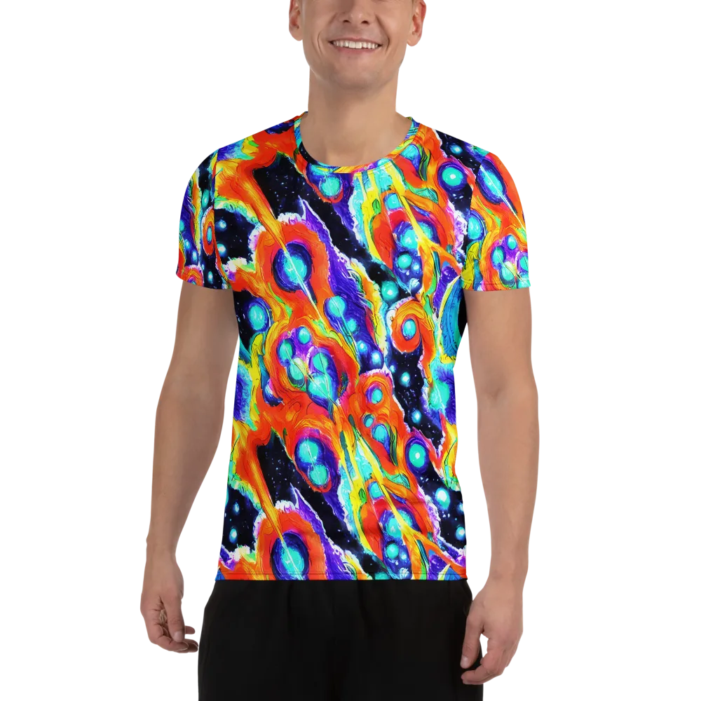 Astral Lava on Men's Athletic T-Shirt — Front