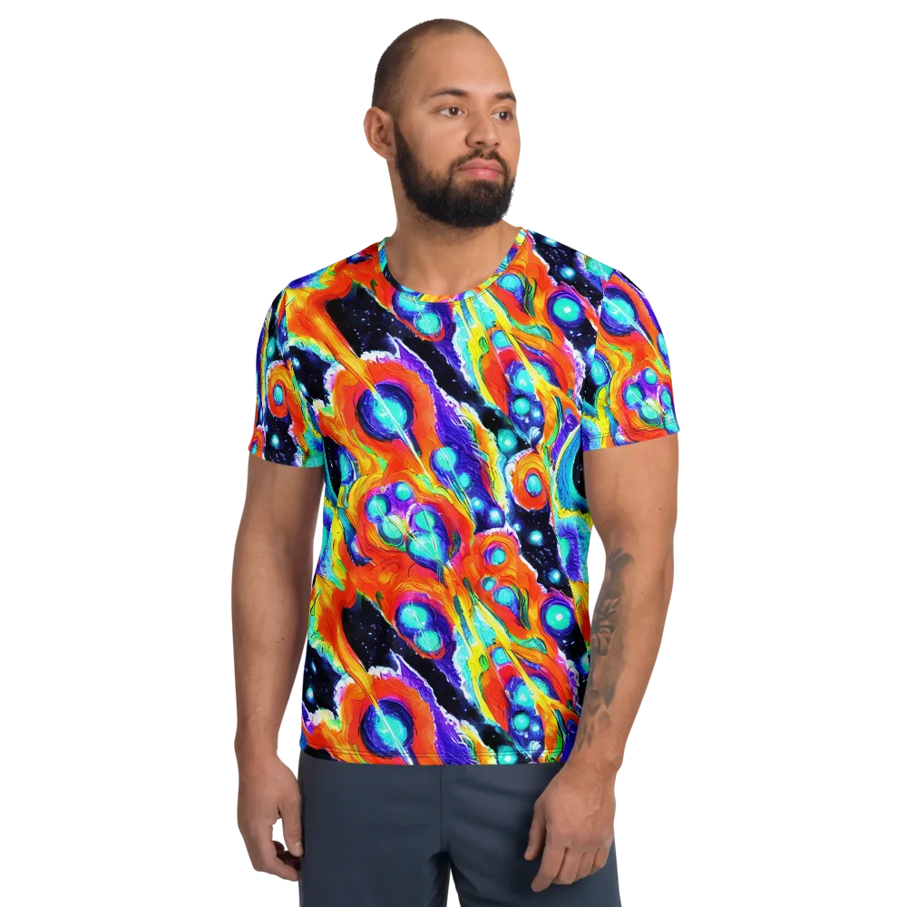 Astral Lava on Men's Athletic T-Shirt — Front