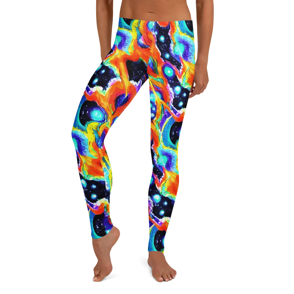Astral Lava on Leggings — Front