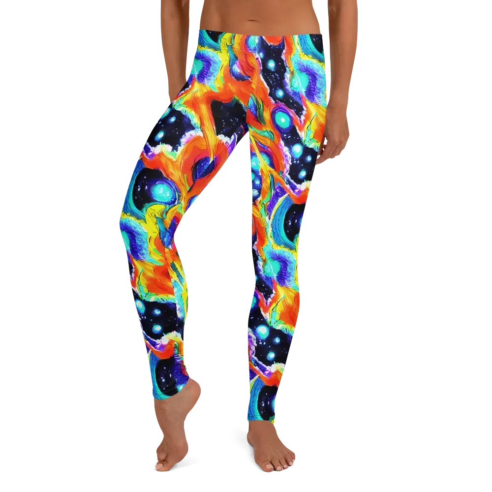 Astral Lava on Leggings — Front