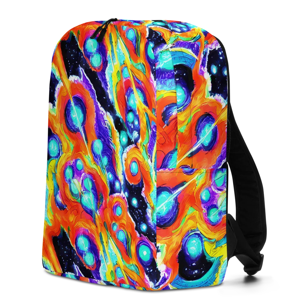 Astral Lava on Minimalist Backpack — Left