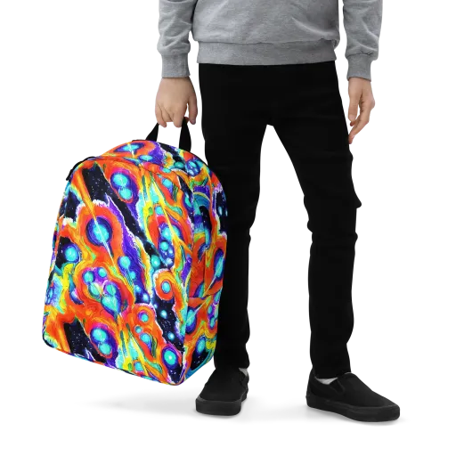 Astral Lava on a Minimalist Backpack