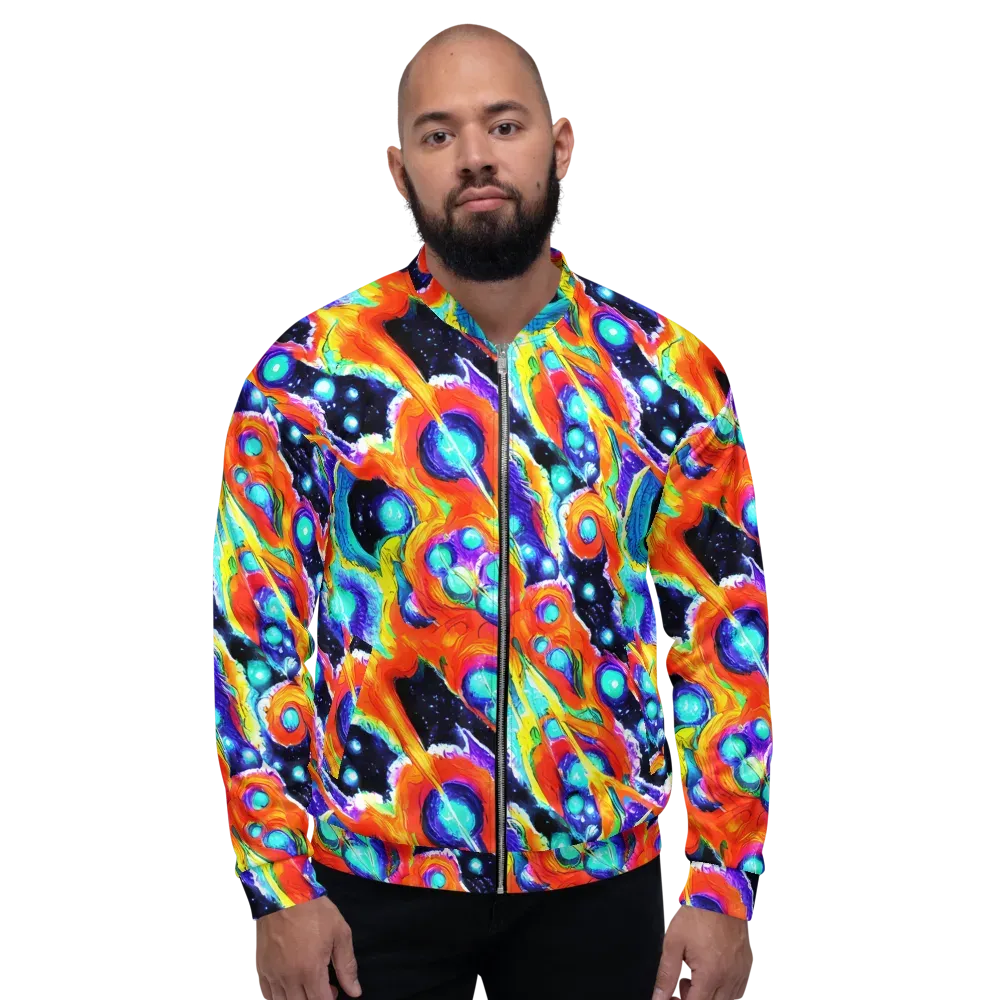 Astral Lava on Bomber Jacket — Front