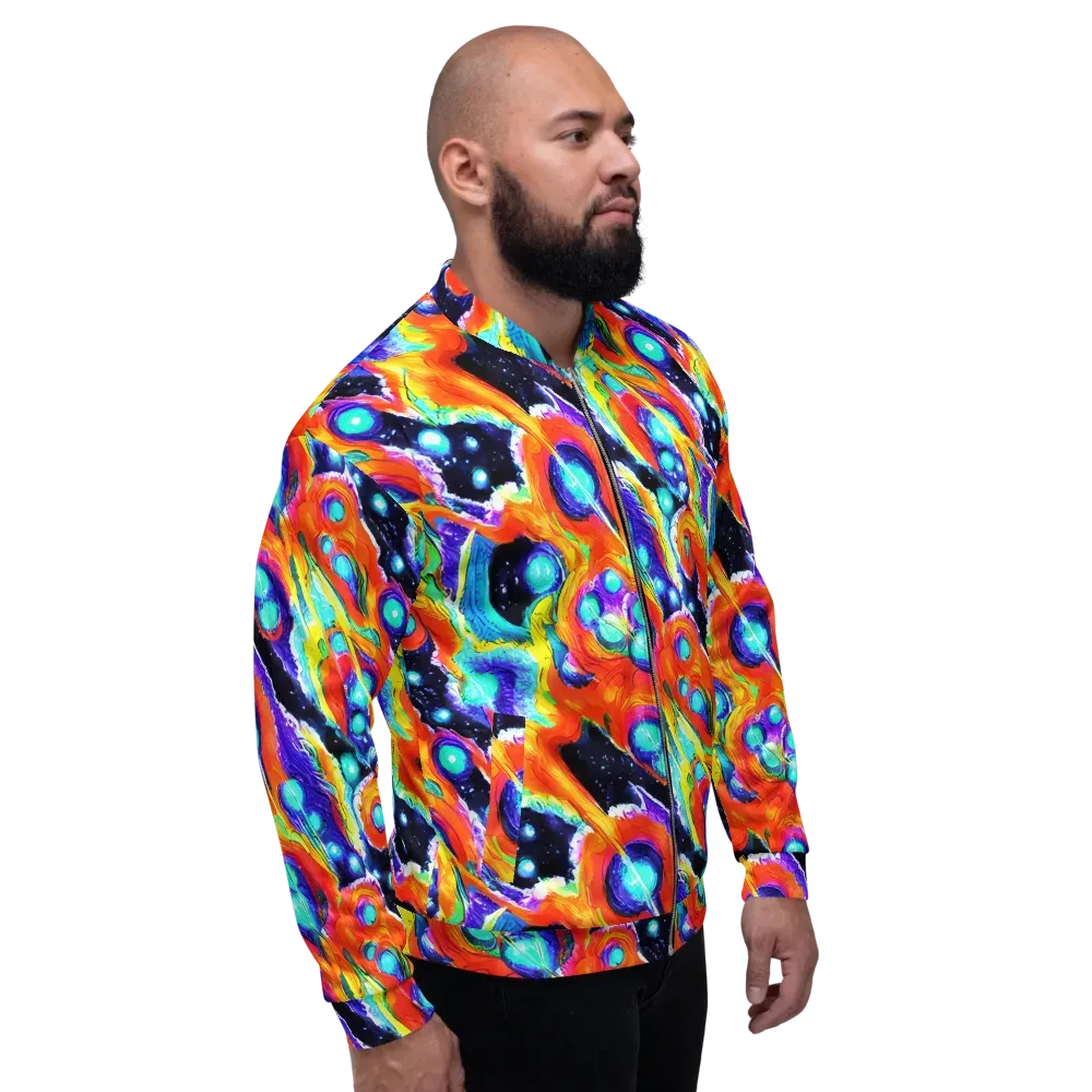 Astral Lava on Bomber Jacket — Right
