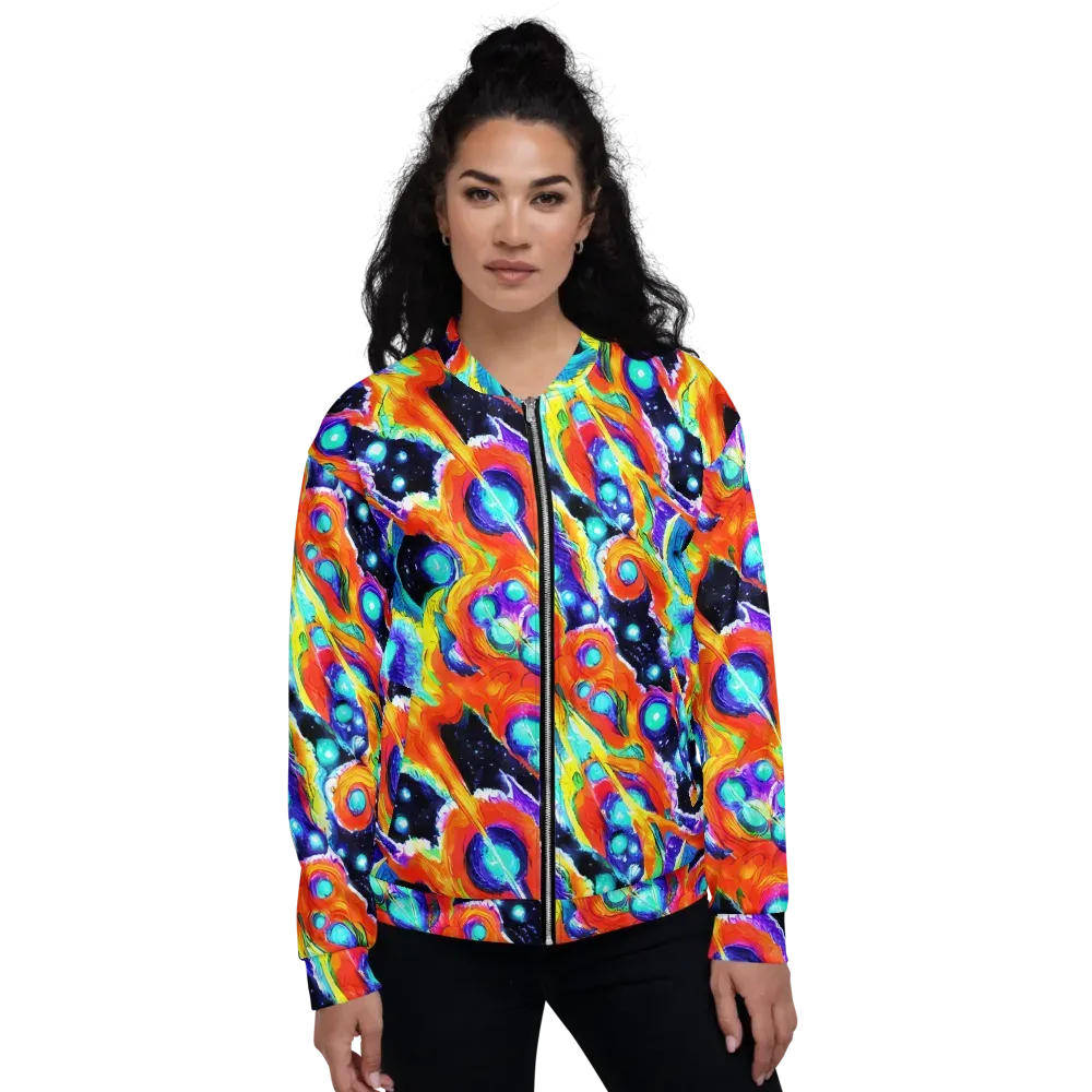 Astral Lava on Bomber Jacket — Front