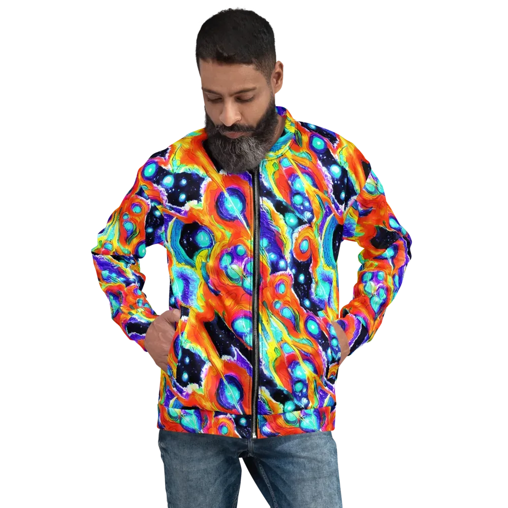 Astral Lava on Bomber Jacket — Front