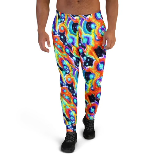 Astral Lava on a Men's Joggers