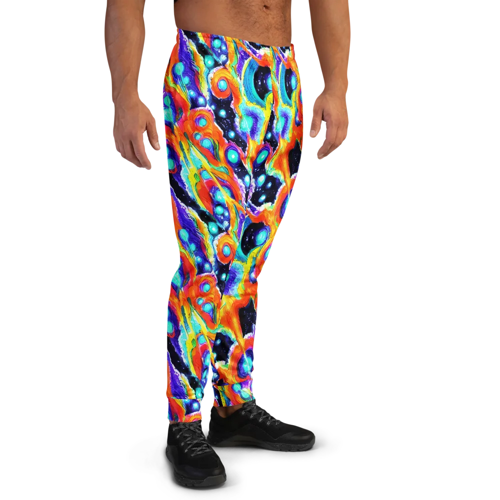 Astral Lava on Men's Joggers — Right