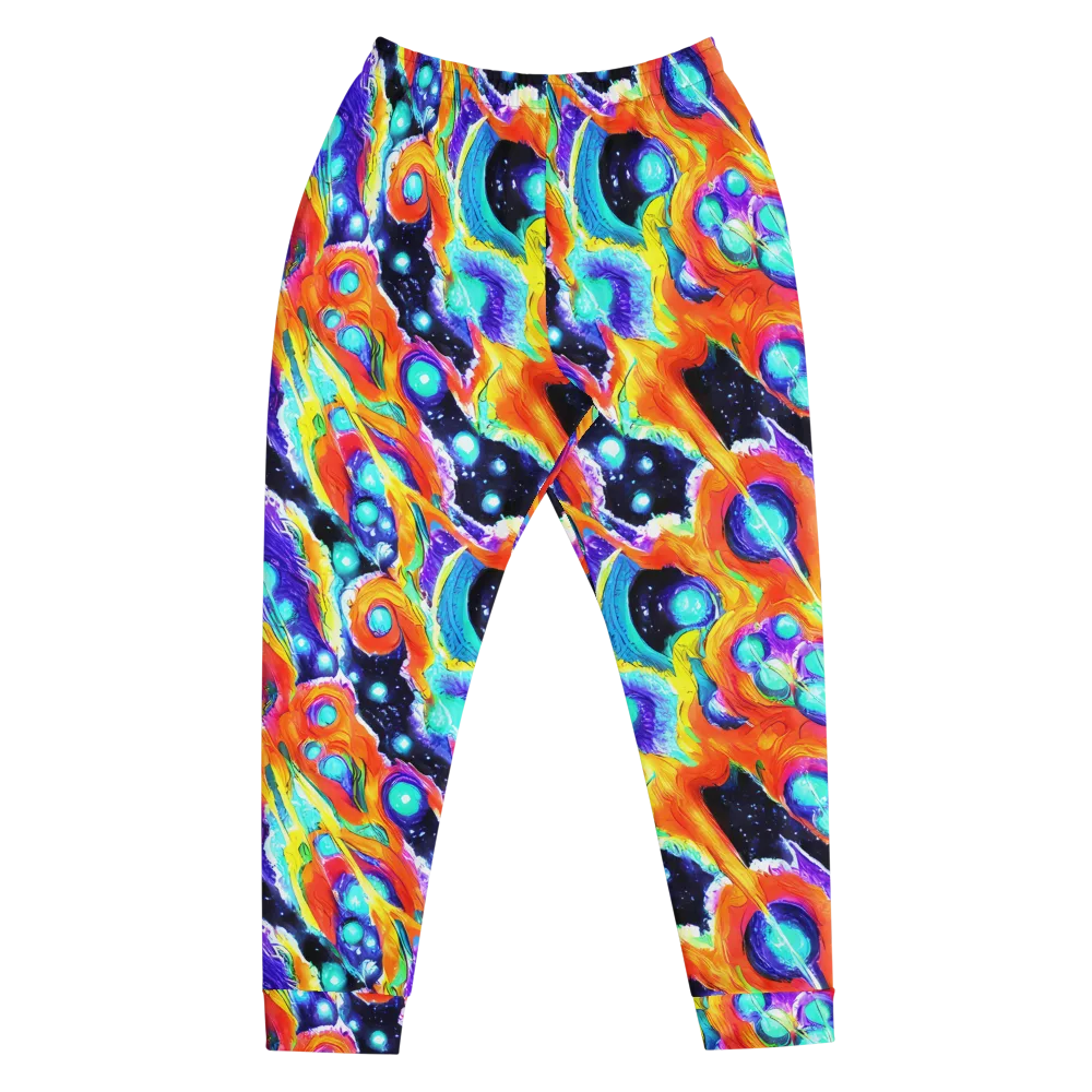 Astral Lava on Men's Joggers — Front