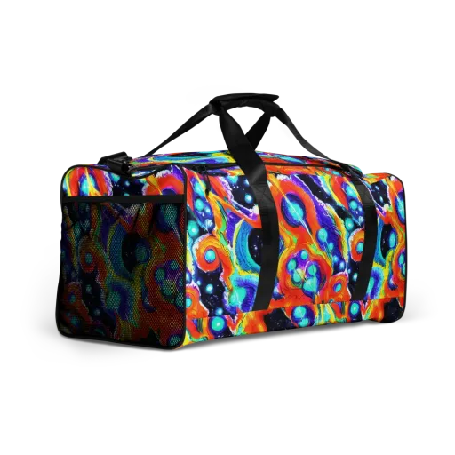 Astral Lava on a Duffle Bag