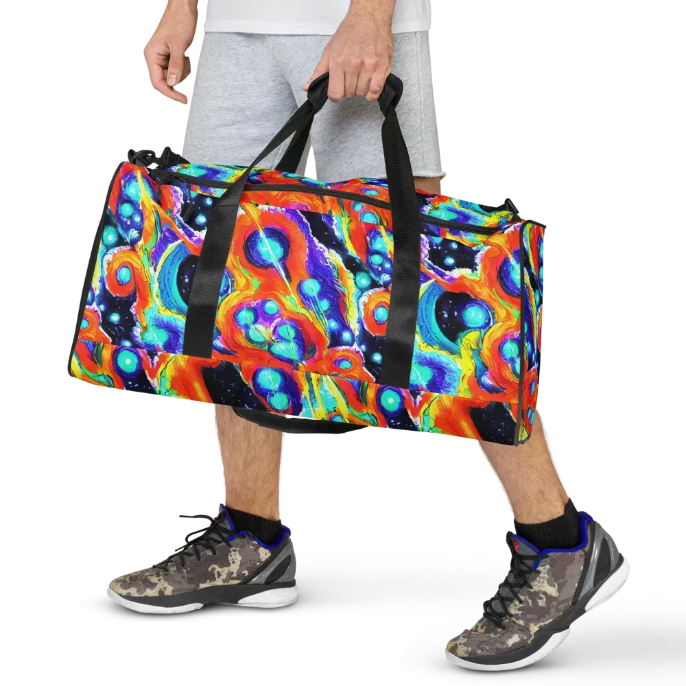 Astral Lava on Duffle Bag — Front