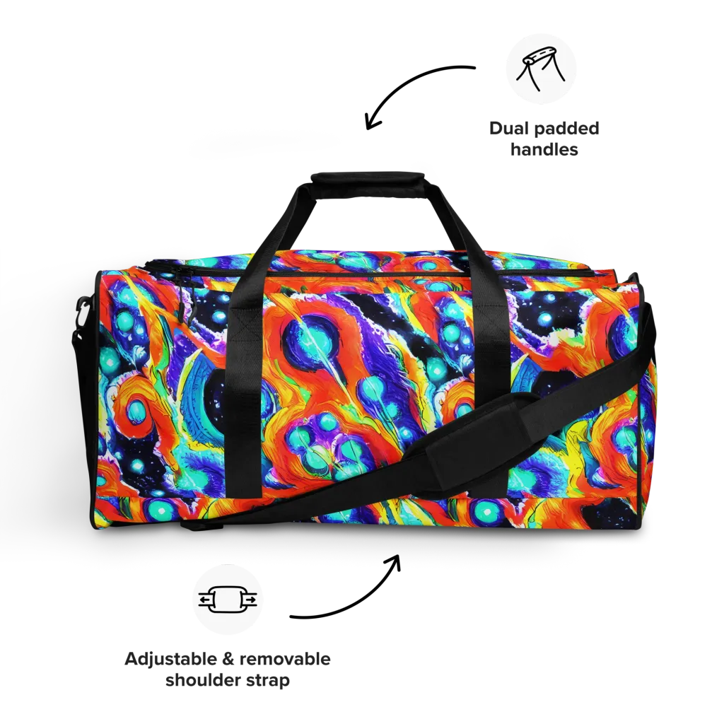Astral Lava on Duffle Bag — Front