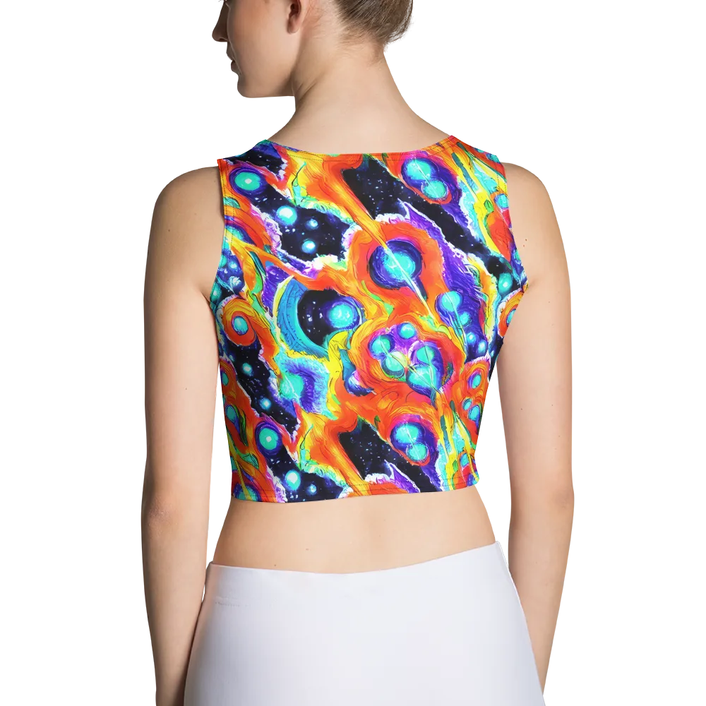 Astral Lava on Crop Top — Back