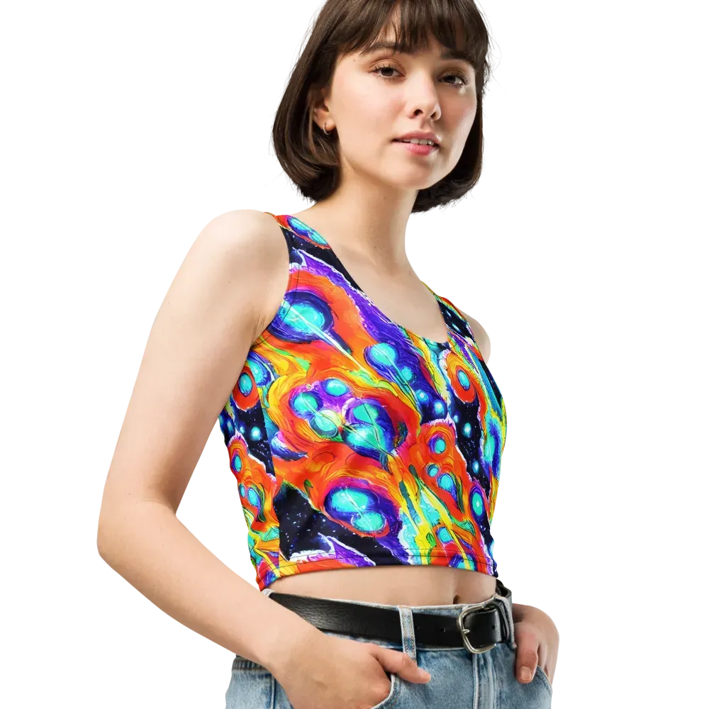 Astral Lava on Crop Top — Right Front