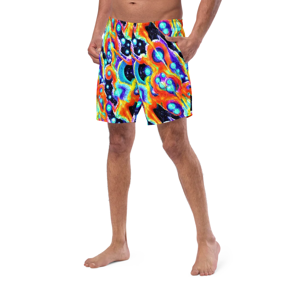 Astral Lava on Swim Trunks — Left Front