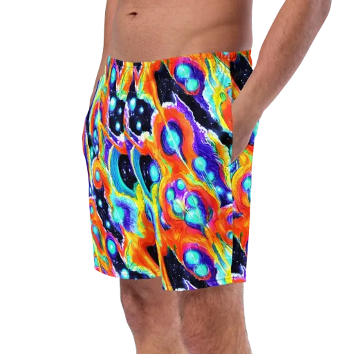 Astral Lava on a Swim Trunks