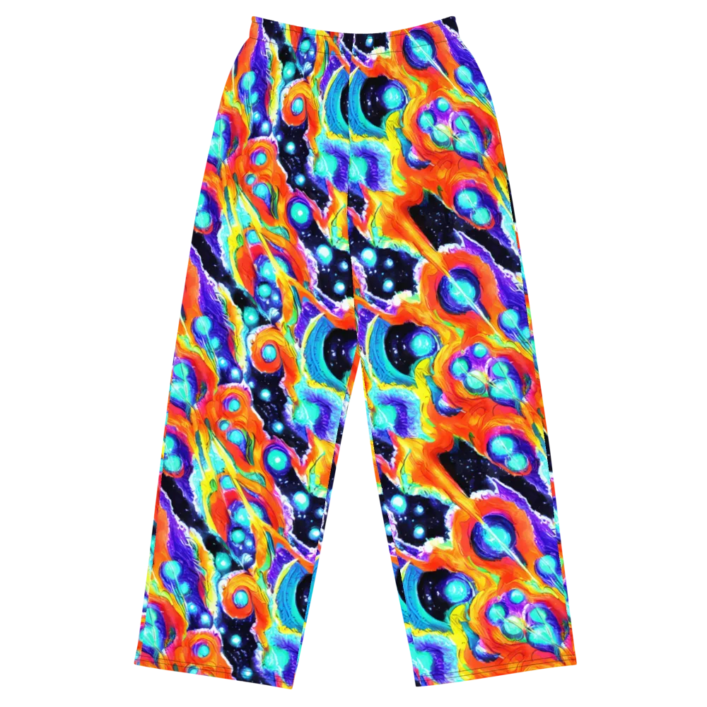 Astral Lava on Wide-Leg Pants — Front