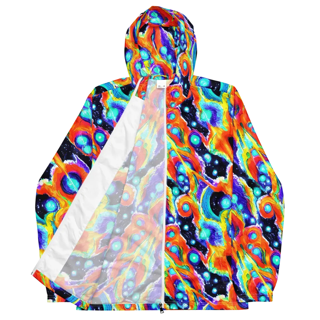 Astral Lava on Men's Windbreaker — Front