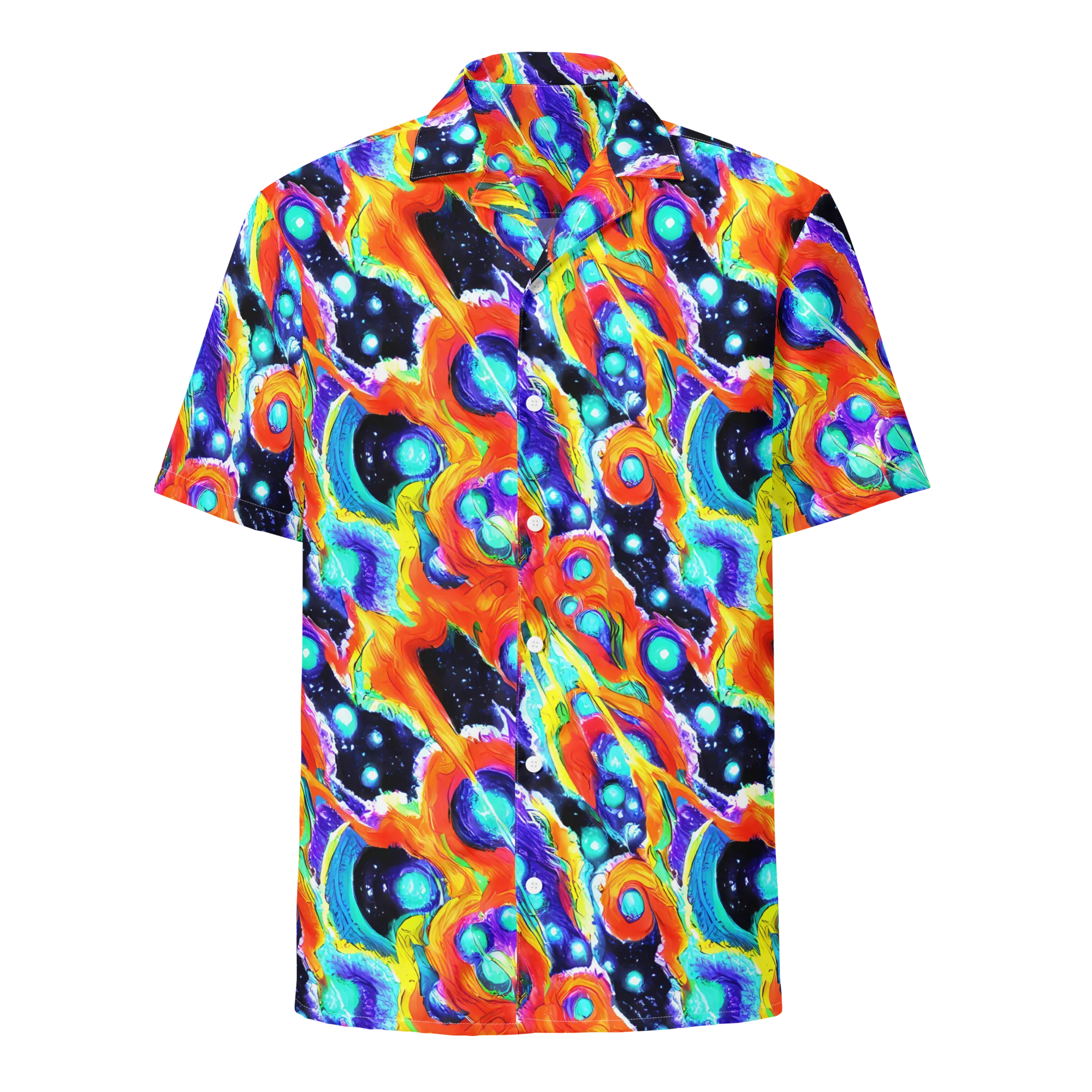 Astral Lava on Button Shirt — Front