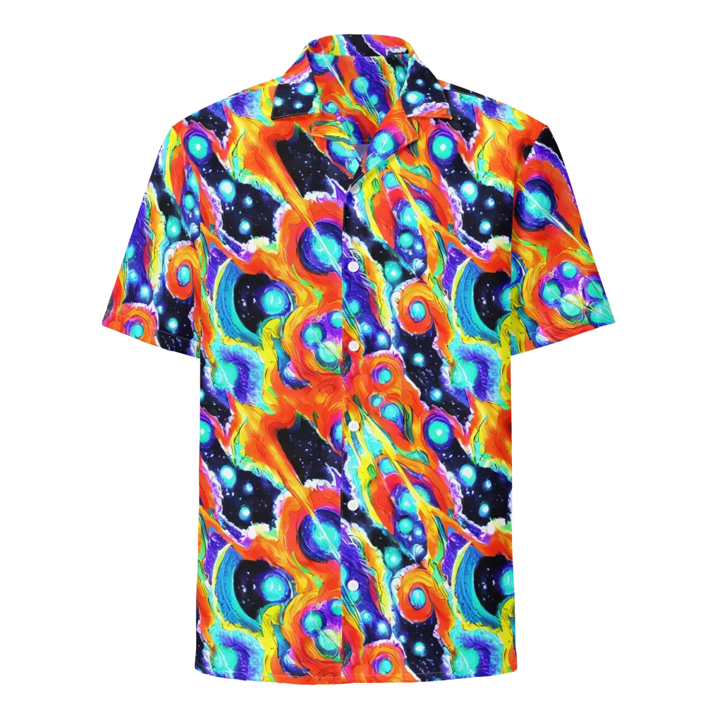 Astral Lava on Button Shirt — Front