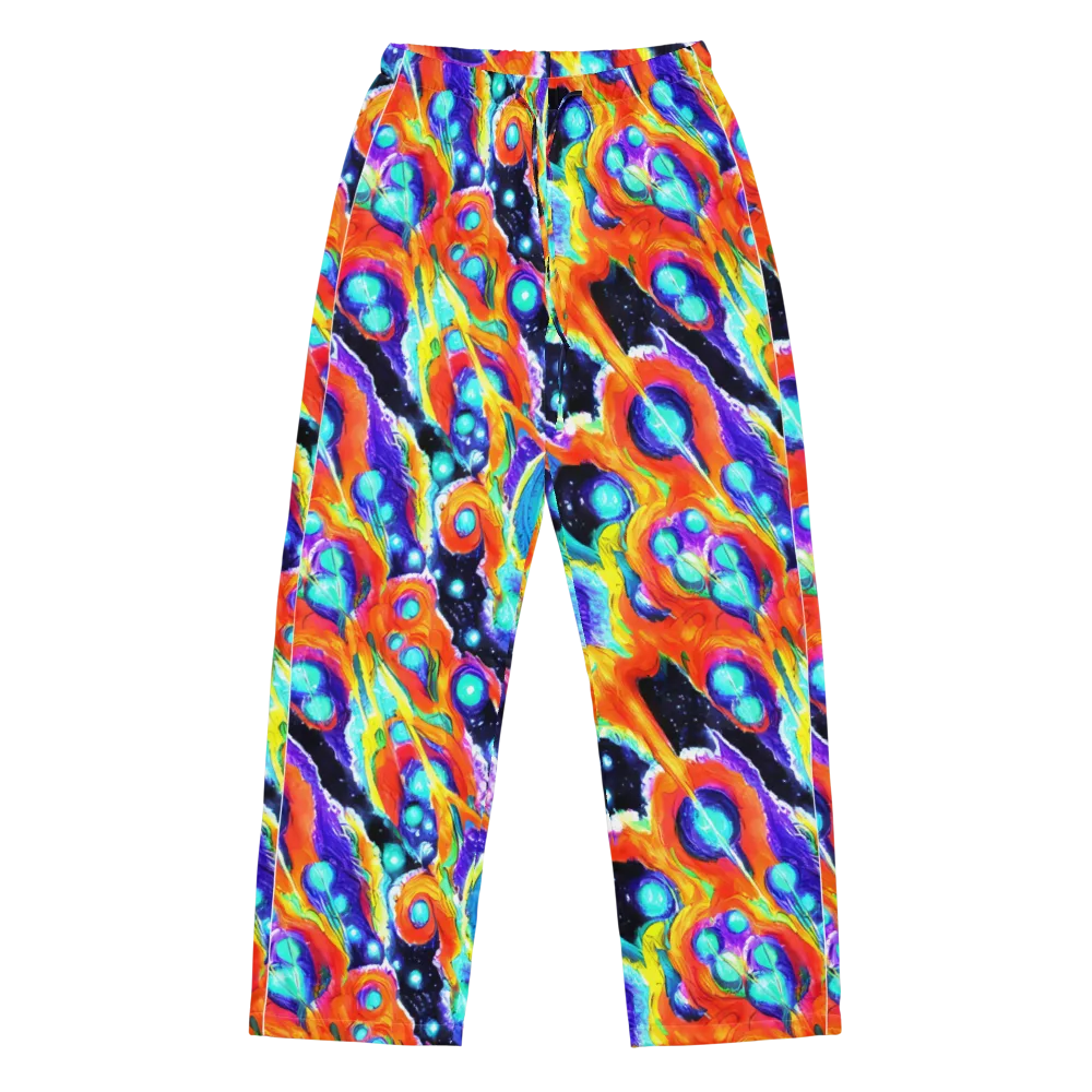 Astral Lava on Women's Pajama Pants — Front