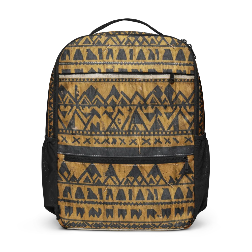 Ochre Glyph on Utility Backpack — Front