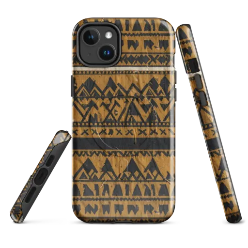 Ochre Glyph on a MagSafe Tough Case for iPhone®