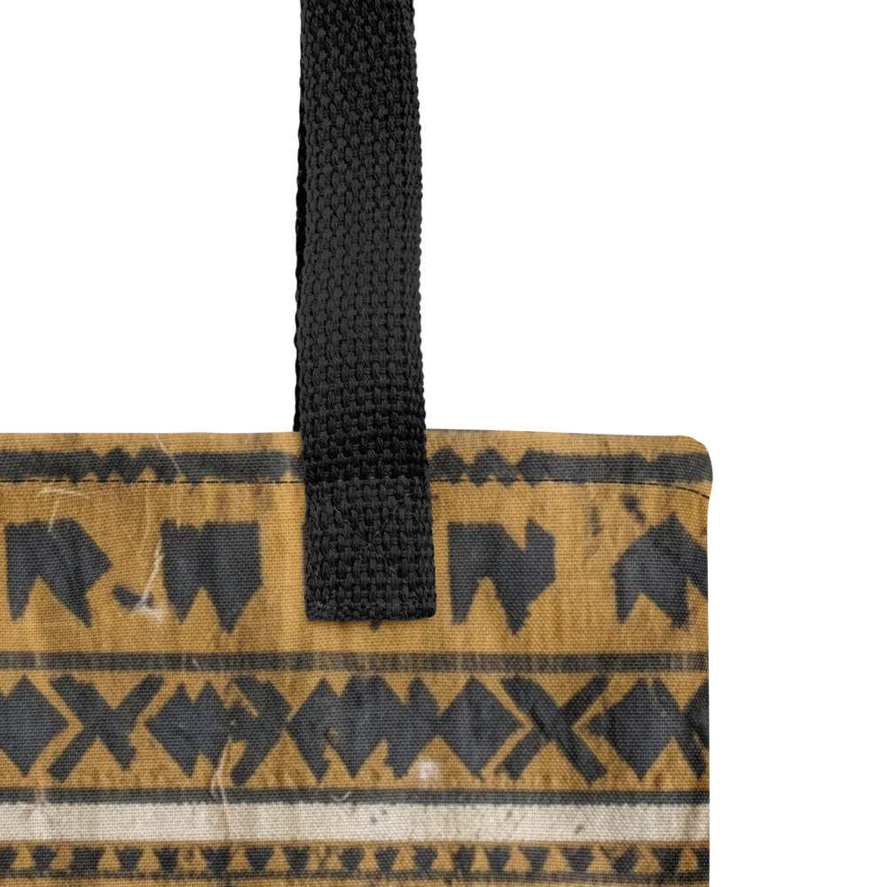 Ochre Glyph on Tote Bag — Product details