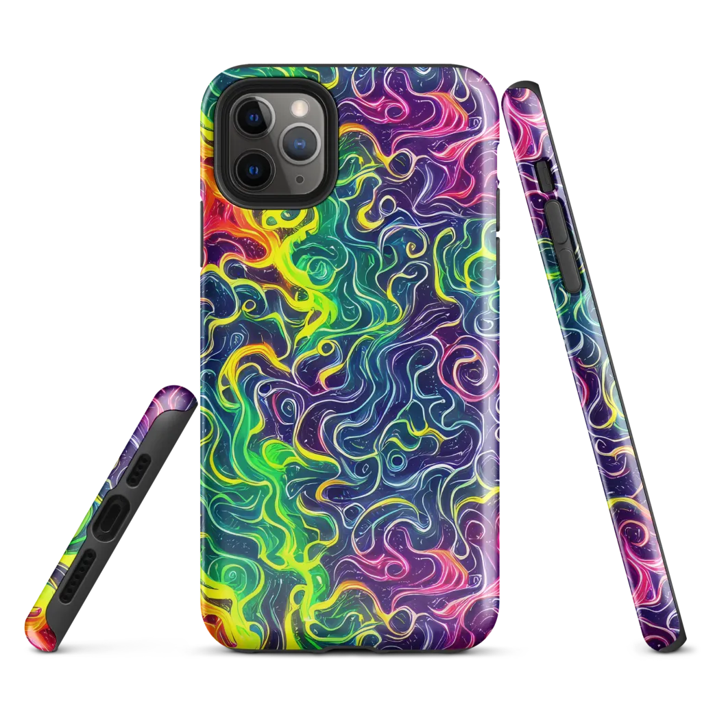 Psychedelic Undertow on Tough Case for iPhone® — Front