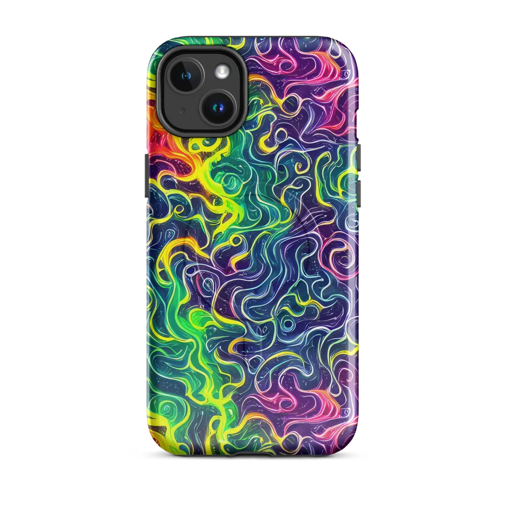 Psychedelic Undertow on MagSafe Tough Case for iPhone® — Front