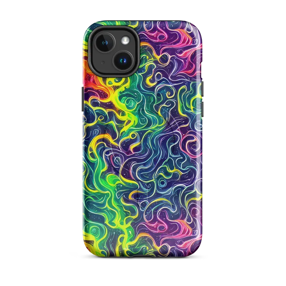 Psychedelic Undertow on MagSafe Tough Case for iPhone® — Front