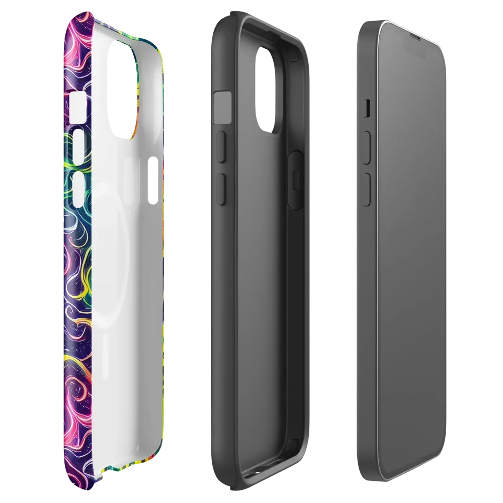 Psychedelic Undertow on MagSafe Tough Case for iPhone® — Front